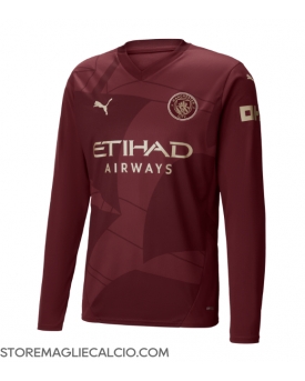 Manchester City Maglia Gara Terza Repliche 2024-25 Maniche Lunghe